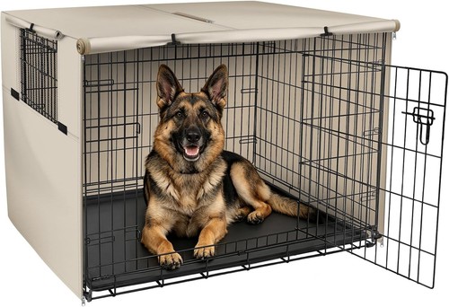 Dog crate cover - crate,