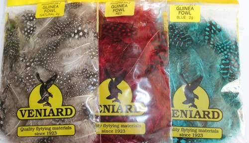 Fly tying veniard - guinea, fowl