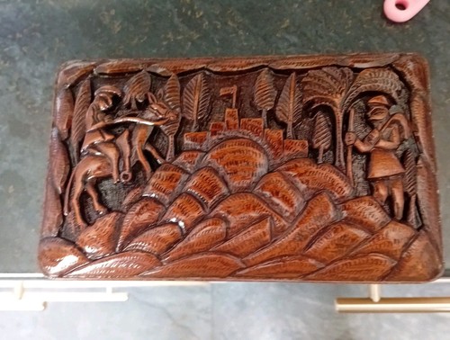 Intricately hand carved - intricately,