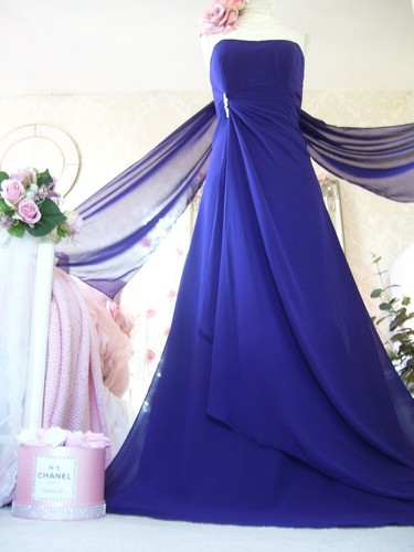Mori lee cadbury purple size - purple,