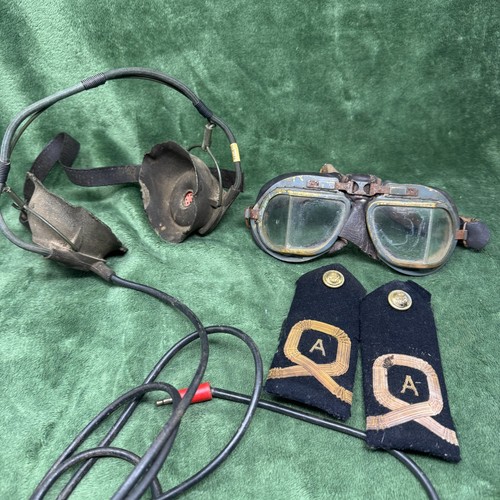 Ww2 era raf flying goggles - ww2,