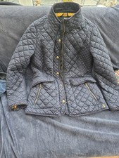 Joules Navy Dark Blue Quilted