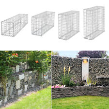 Gabion Baskets Wall Outdoor Cages Stone Galvanized Wire Mesh Planter Landscape