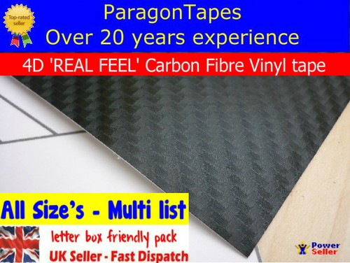 Textured black carbon - 4d, fibre