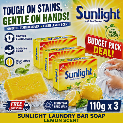 Sunlight laundry bar soap - laundry,