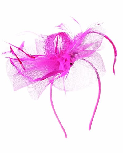 Looped feather headband clip - headband, &