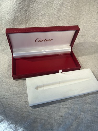 Cartier red leather white - cartier, int