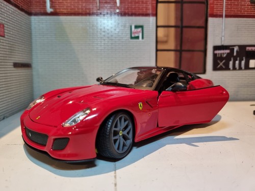 Ferrari 599 gto red - red, burago