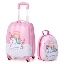 2Pcs Kids Backpack Luggage Set