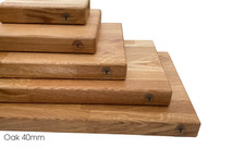 Chopping Board - Butchers Block - Solid Wood - Oak - Walnut - Iroko- Handmade UK