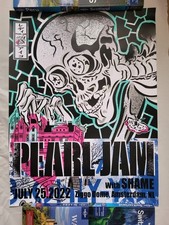 Pearl Jam Poster Amsterdam 25.07.2022 Night 2