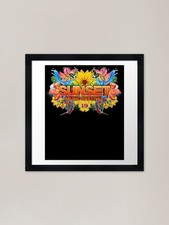 Sunset Music Festival Framed