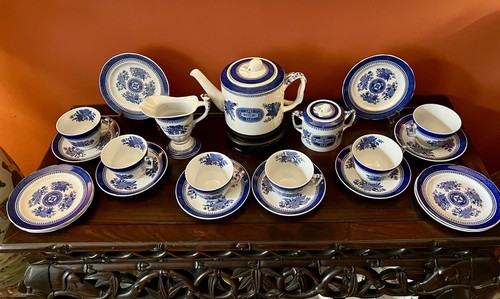 Full spode blue white - full, &