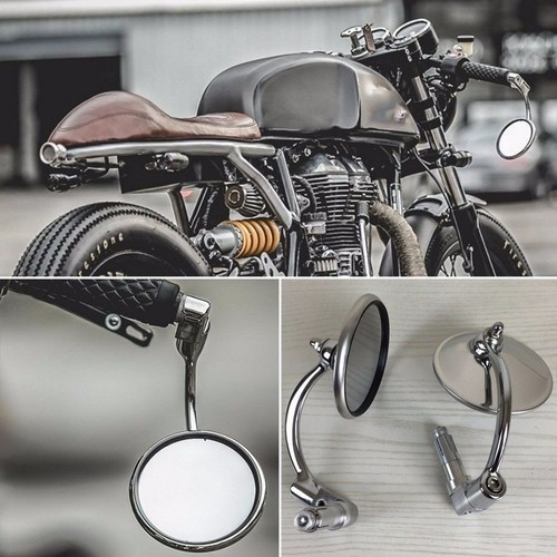 Chrome round motorcycle - chrome,