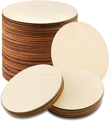 Pcs inch wood circles - 25,