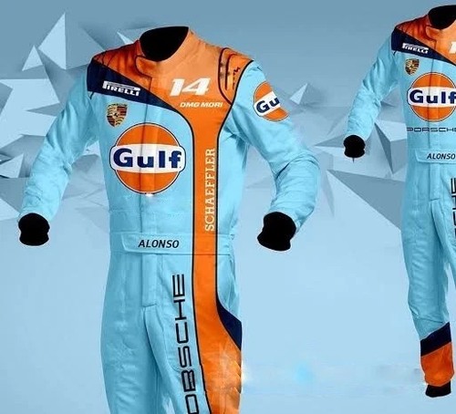 Kart racing suit gulf fan - go,