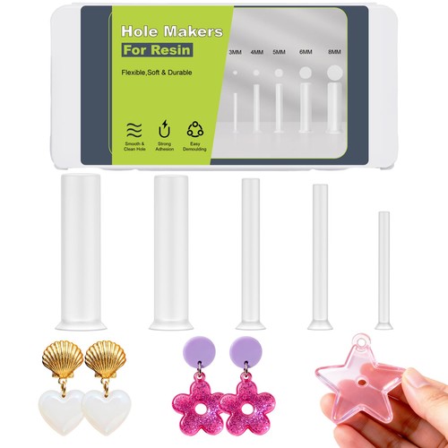 Resin hole maker set silicone - maker,