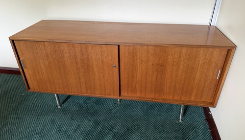 Abbess teak office - teak, credenza