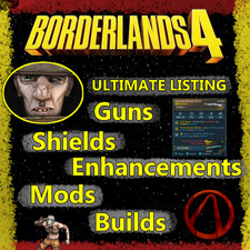 ?Borderlands 4?Weapons, Gear, Builds, Mods, Items?Level 50 ?PS5/Xbox/PC?