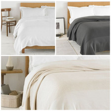 Luxury 100% Cotton Bed Throw