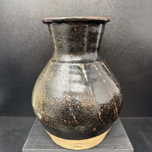 Bernard leach stoneware - stoneware, vase