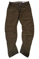 G-STAR Men's Olive Green 1108 3D Tapered Jeans RRP £85