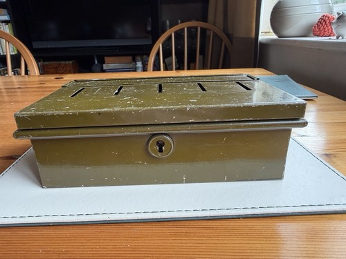 1950s metal household budget - metal,