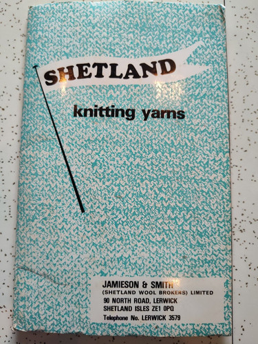 Vintage shetland knitting - vintage,