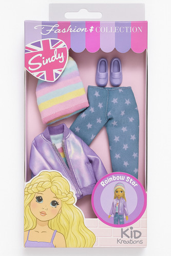 Sindy doll outfit rainbow - outfit, star