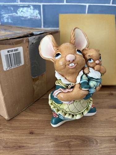 Pendelfin mother rabbit - pendelfin, baby