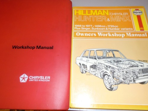 Hillman hunter workshop - hillman, &
