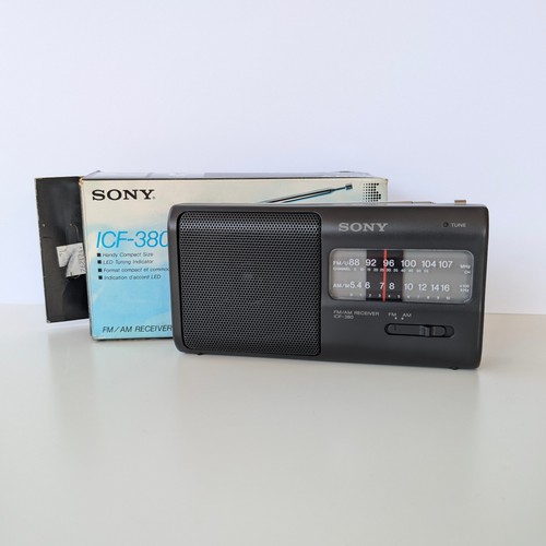 Sony icf 380 portable - portable, fm/am