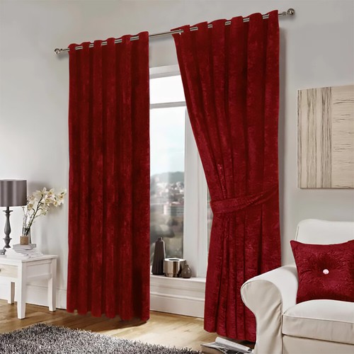 Luxury crushed velvet - crushed, curtains