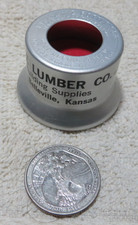 VTG Bottle Cap Topper Fizz Wizz BELLEVILLE LUMBER CO.  Belleville KS (SILVER)