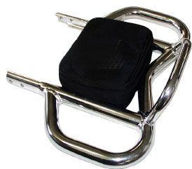 Aluminium rear bumper bag - aluminium,