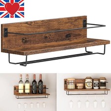 Retro Wall Mounted Wine Rack