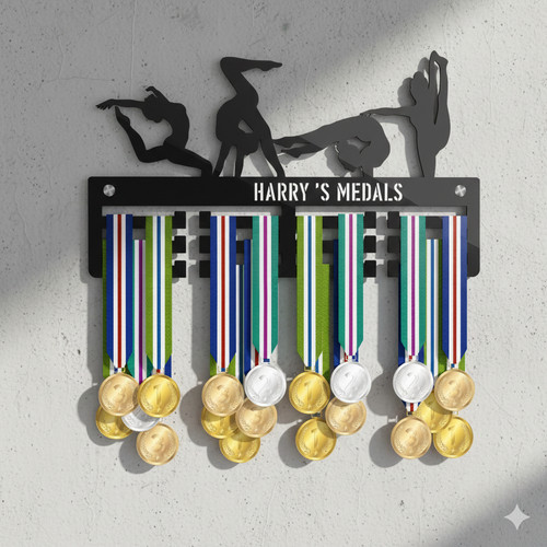 Personalised gymnastics medal - personalised,