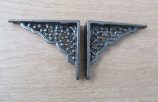 PAIR Antique Cast Iron ornate