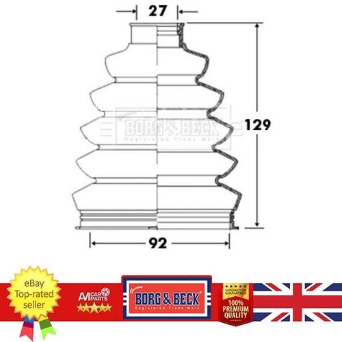 Joint boot for alfa - boot,