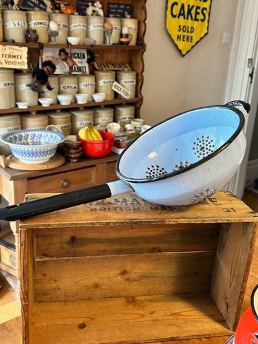 Vintage pale grey - pale, enamel