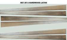 Wooden Laths Slate for Traditional Kitchen Clothes Airer Pulley Hardwood QTY-6