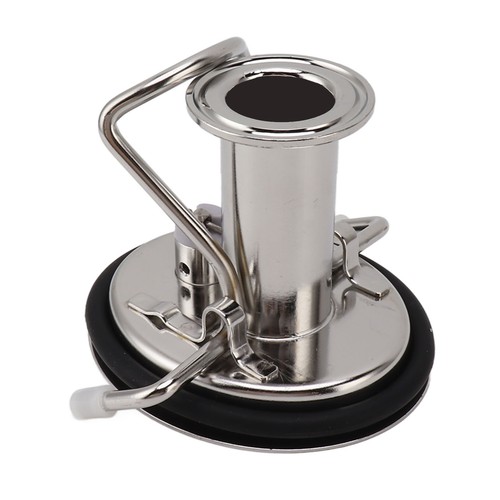 Stainless steel beer keg - stainless, lid