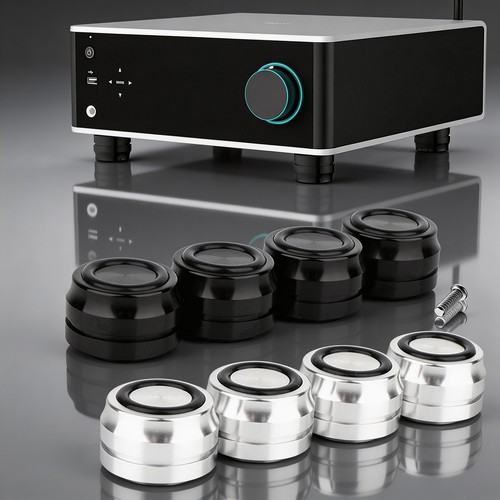 4pcs aluminum speaker - aluminum,