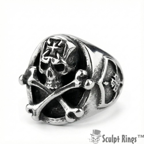 Sculpt rings skull and - skull,