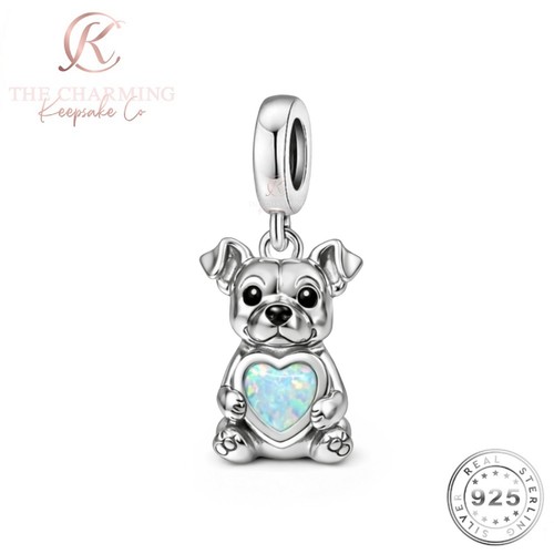 Staffy pitbull dog charm - /,