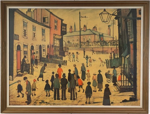Lowry a procession - lowry, procession"