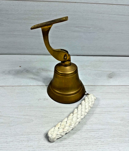 Vintage solid brass ship - vintage,