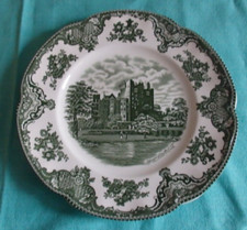 Johnson Brothers, 1 Dinner Plate, Flat, *Old Britain Castles*, Green, 25 cm
