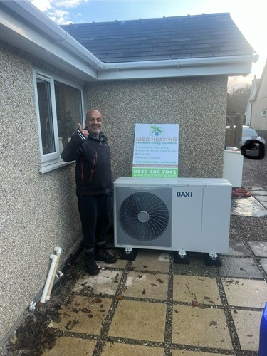 Baxi air source heat - source, and