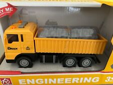 Lorry/Truck Dump Engineering Light Sounds Model Toy New in Box Probably 1:32